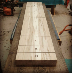 Custom Shuffleboard Made in Raleigh