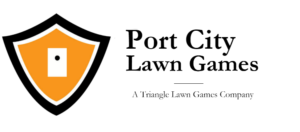 Port city Lawn Games Logo - Lawn Game Rental Wilmington NC